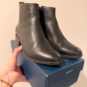 Cole Haan Women's Dark Leather Ankle Booties